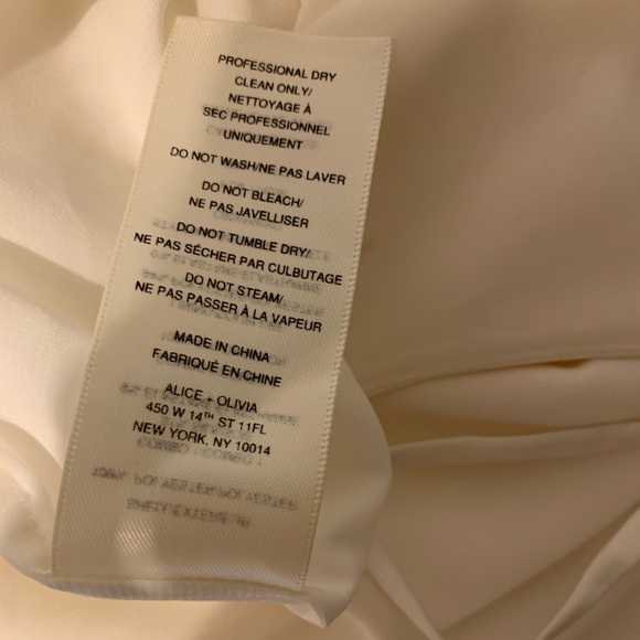 Alice & Olivia White Ivory Lace Silk Slip Sundress - Picture 7 of 9